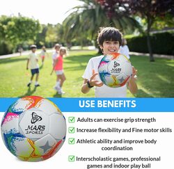 Mars Sports Football Soccer Ball with Air Pump & Accessories
