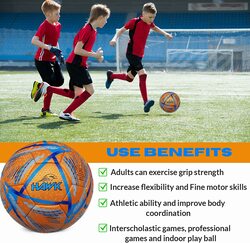 Hawk Match Football Soccer Ball with Air Pump & Accessories