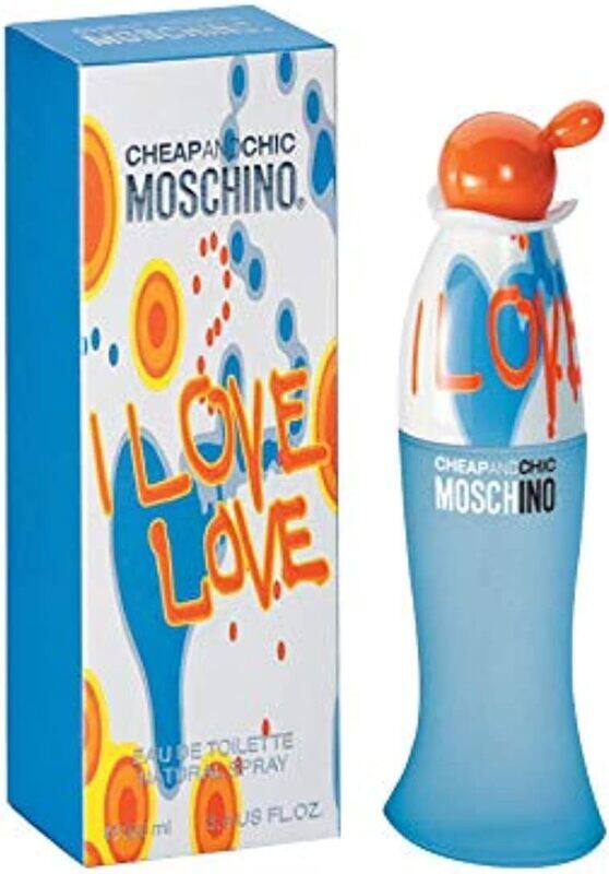 

Moschino I Love Love By Moschino For Women - Eau De Toilette, 100Ml