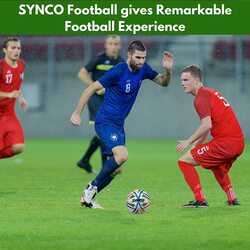 SYNCO Football Soccer Ball with Air Pump & Accessories