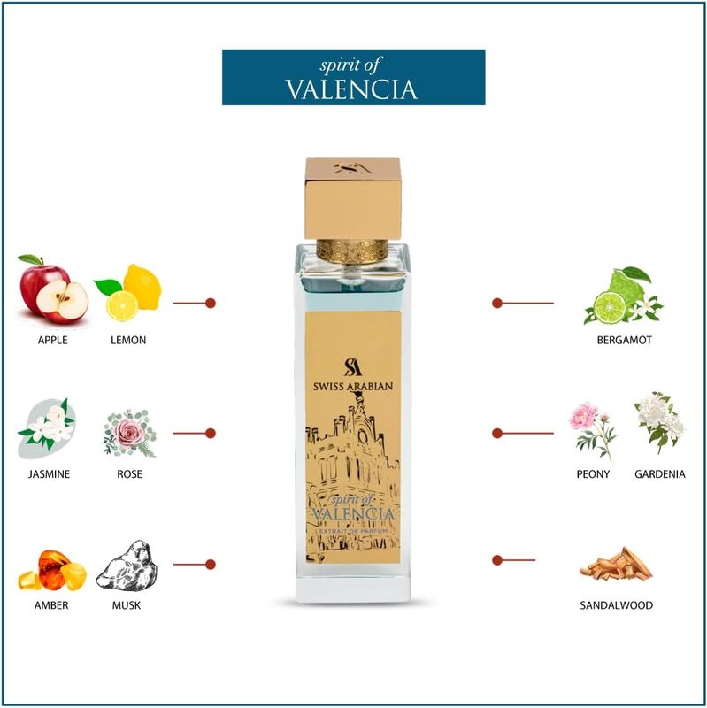 Spirit Of Valencia 100ml Extrait de parfum by Swiss Arabian