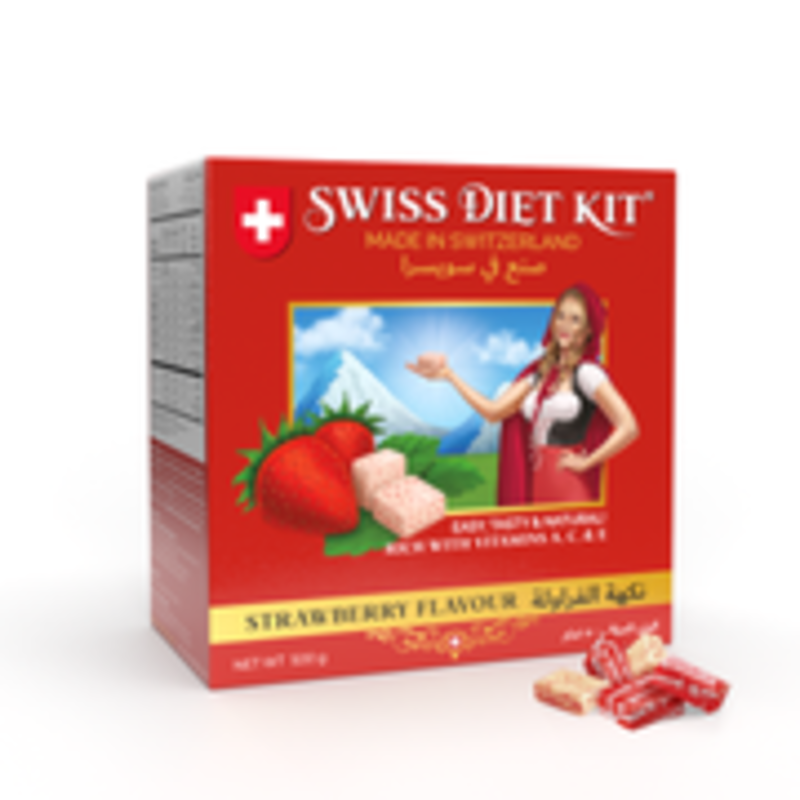 

Swiss Diet Kit - Natural Weight Loss, High Fiber Slimming Candy for Men & Women, Supports Weight Management, Strawberry 500G