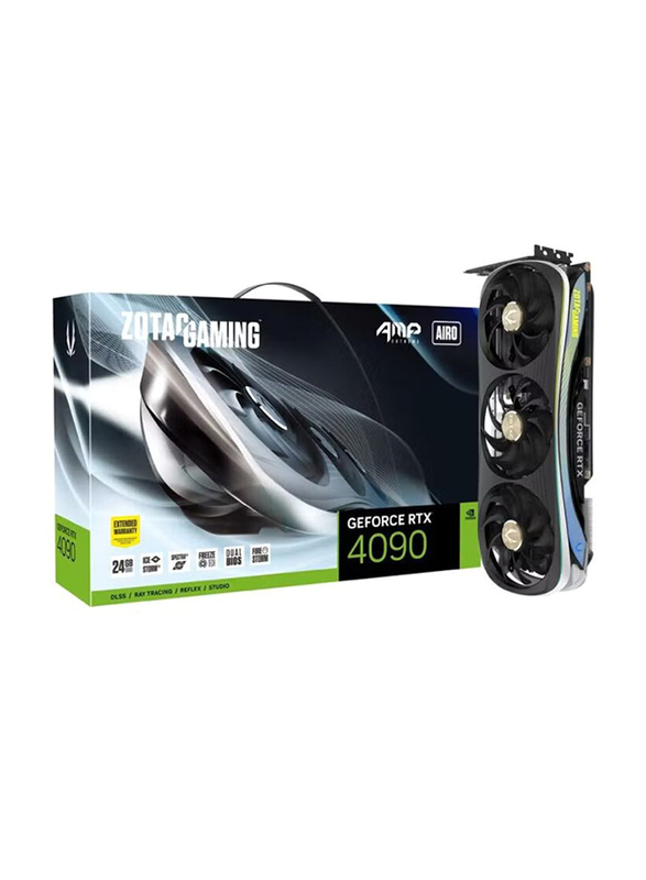 Zotac Gaming GeForce RTX 4090 AMP Extreme AIRO 24GB Graphic Card, Multicolour