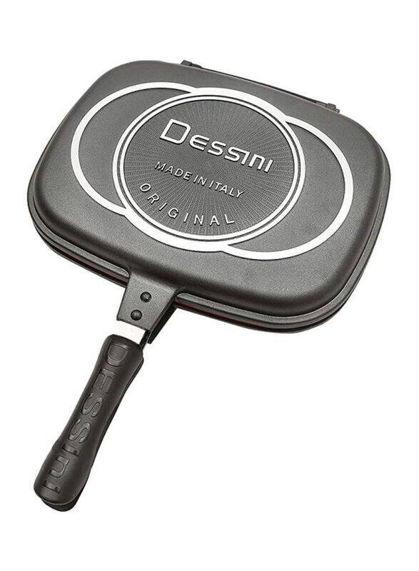 

Dessini Double Rectangular Grill Pan, Black