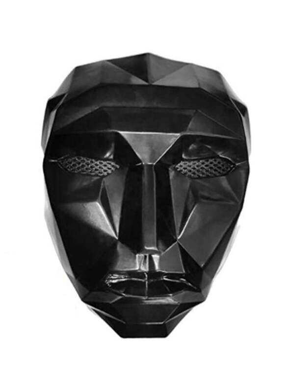 

Arabest Squid Game Boss Mask, Black, Ages 6+