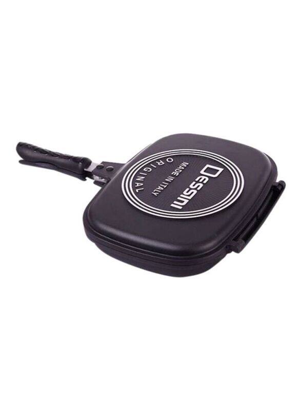 

Dessini 40cm Double Sided Non-Stick Rectangular Grill Pan, Black