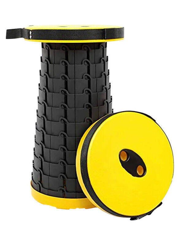 

Aiwanto High Adjustable Folding Stool, Yellow/Black