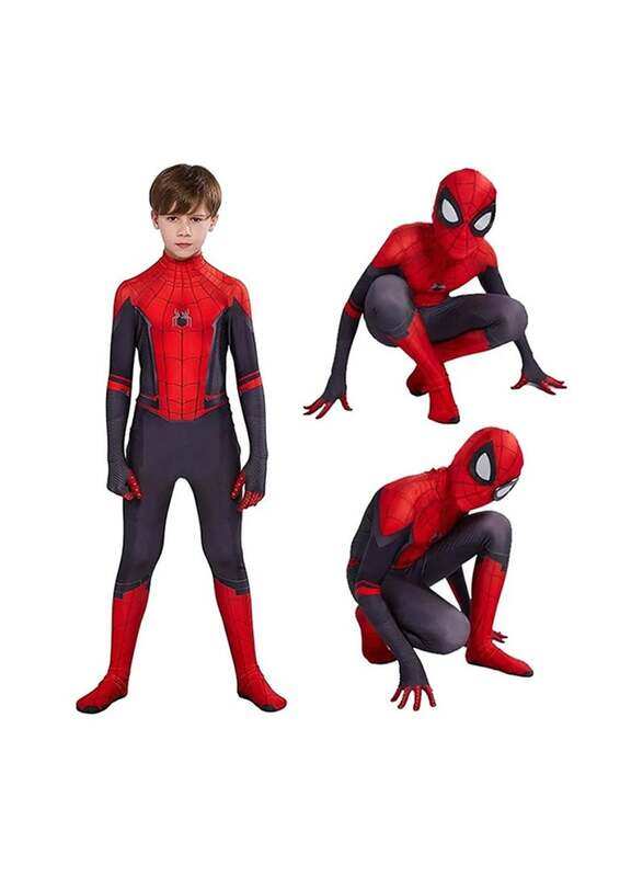 

Alfa.life Compatible Spiderman Costume, 145cm, Red/Black, Ages 3+