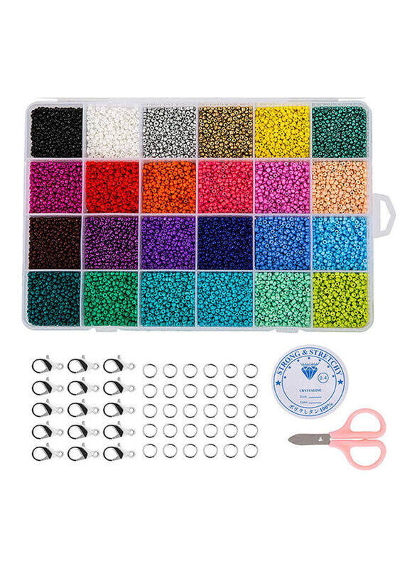 

Arabest DIY Round Bead Set, 14400 Piece, Multicolour