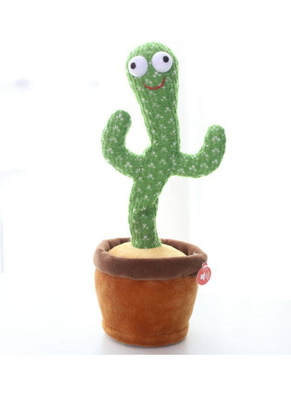 

Alfa Life Cactus Electronic Shake Dancing Singing Toy, Ages 1+, Multicolour