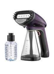 Black+Decker 0.26L Portable Handheld Garment Steamer, 1500W, HST1500-B5, Black