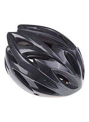 Aiwanto Ultralight Integrally Molded Sports Cycling Helmet with Visor, 12cm, Black