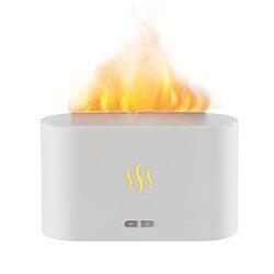 YP Gadgets LED Imitation Flame Aromatherapy Diffuser & Home Humidifier, 200ml, 8885, White