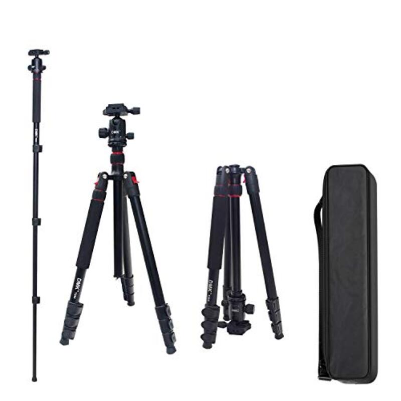 DMK Power 3 in 1 Photo Aluminium Tripod Monopod & Ball Head, T264, Black