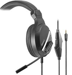 Vertux 3.5mm Wired Over-Ear Gaming Headset for PS4, PC, Smartphone and Manila, Black