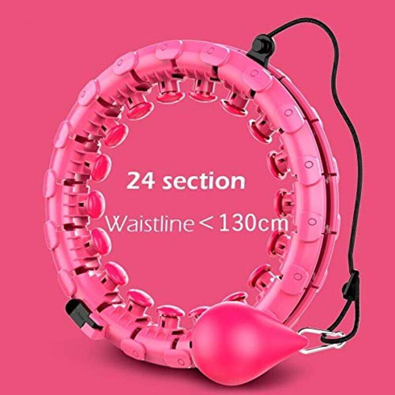 

Ruiodr Smart Magic Hula Hoop, 24 inch, Pink