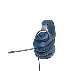 JBL Quantum 100 Wired Over-Ear Gaming Headphones for PC, Mac, Xbox, PS4 and Nintendo Switch, Blue