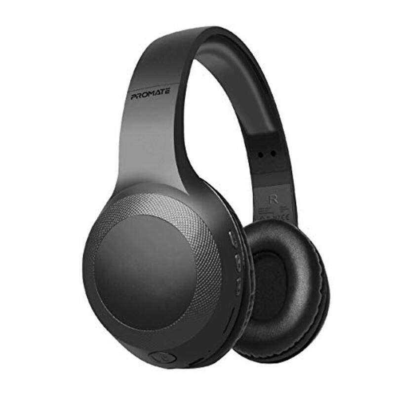 

Promate Laboca Wireless On-Ear Headphones, Black