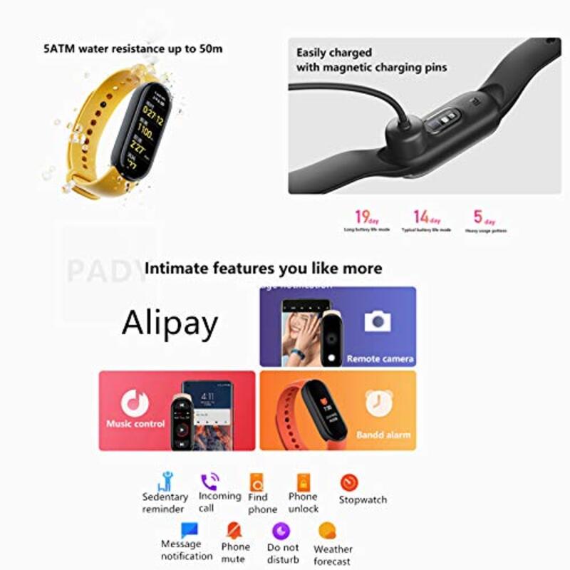 Xiaomi Mi Band 6 Smartwatch, Black