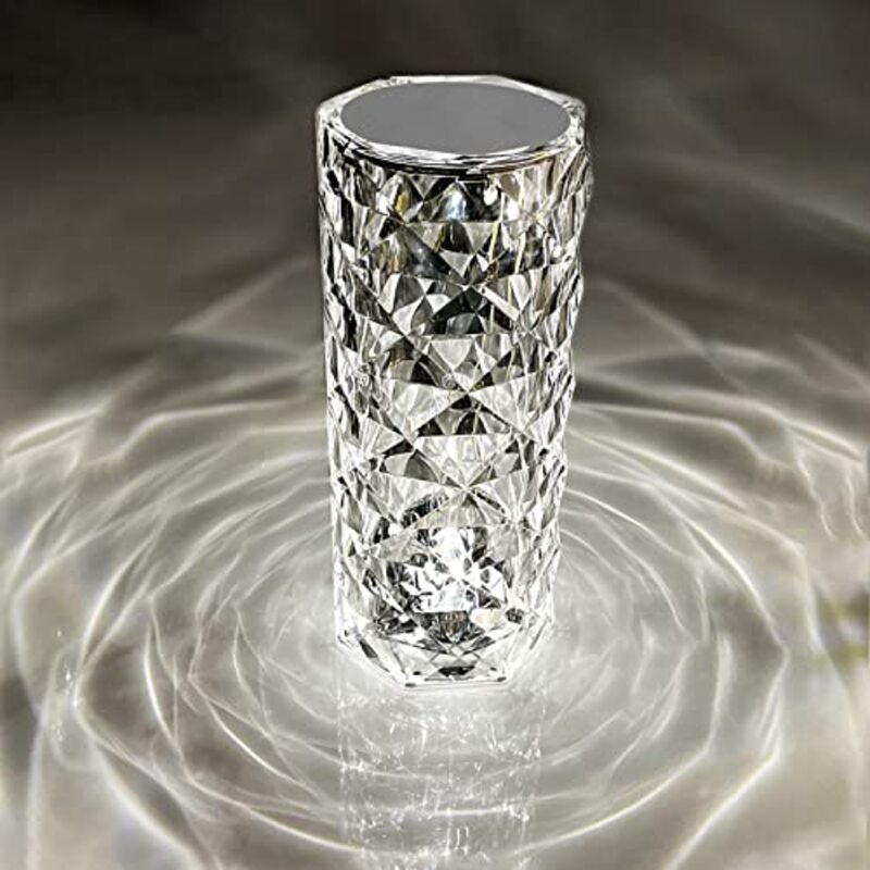 HONGMAO Crystal Lamp,Crystal Lights Touching Control Rose Crystal