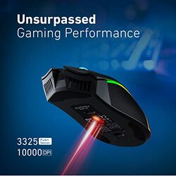 Vertux Mustang Wireless Optical Gaming Mouse for PC, Black