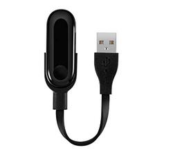 FitTurn Replacement USB Charger Charging Cable Dock for Xiaomi Mi Band 3, Black