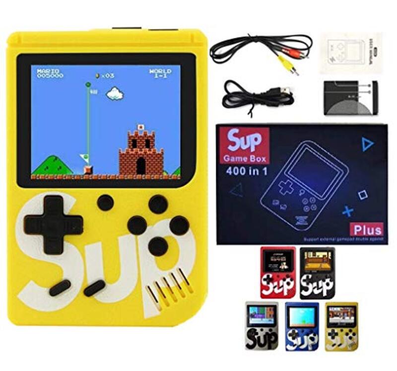 SUP Game Box Plus 400 in 1 Retro Games Upgraded Version Mini Portable Handheld Console, Red