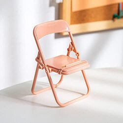 GserGdK Mini Chair Shape Cell Phone Foldable Mobile Phone Holder, Beige