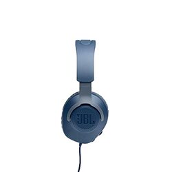 JBL Quantum 100 Wired Over-Ear Gaming Headphones for PC, Mac, Xbox, PS4 and Nintendo Switch, Blue