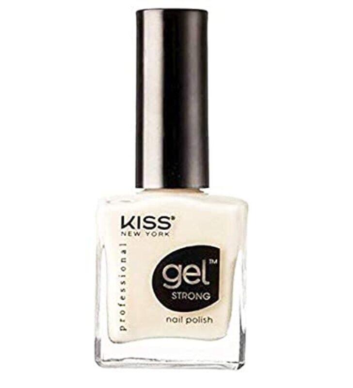 

Kiss Gel Strong Nail Polish, 13ml, KNPC002 Ivory, Beige