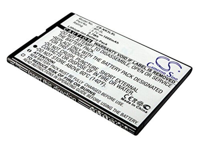 

CameronSino 1000mAh Replacement Battery for Nokia Myphone BS-04 MP-S-V BP-3L, White