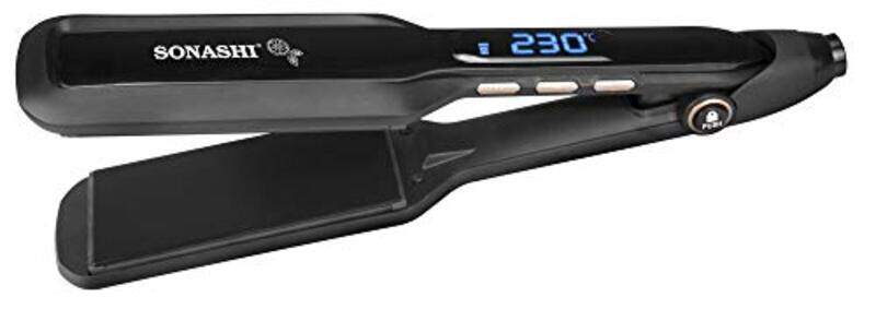 

Sonashi Ceramic Coating PTC Heating LED Display 360 Swivel Cord Hair Straightener, SHS-2081, Black