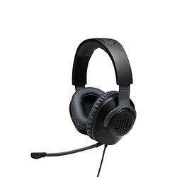 JBL Quantum 100 Wired Over-Ear Gaming Headphones for PC, Mac, Xbox, PS4 and Nintendo Switch, Black