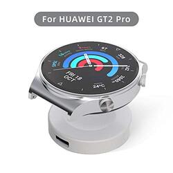 Dado Wireless Charging Dock Portable Stand Power Magnetic Watch Charger for Huawei Watch GT3 PRO/GT3/GT2 Pro, White