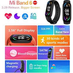 Xiaomi Mi Band 6 Smartwatch, Black