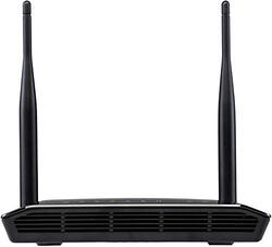 D-Link Wireless N300 ADSL2 4-Port Wi-Fi Router DSL-2740U, Black