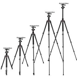 DMK Power 3 in 1 Photo Aluminium Tripod Monopod & Ball Head, T264, Black