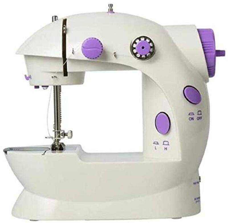 

Msdeals SM 202A Multi-Functional Mini Electric Household Sewing Machine, White