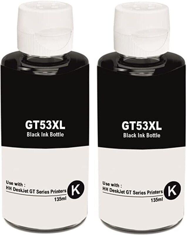

HP Kataria 2-Piece GT53XL Black Ink Bottle, 135ml
