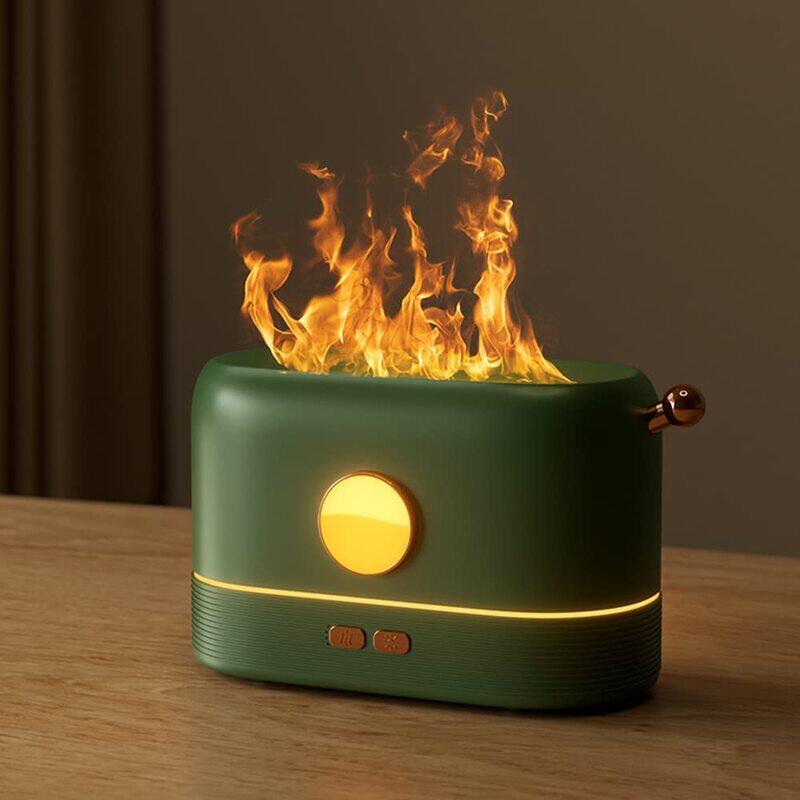 

Witeygai Flame Essential Oil Diffuser Aromatherapy Humidifier, 200ml, Green