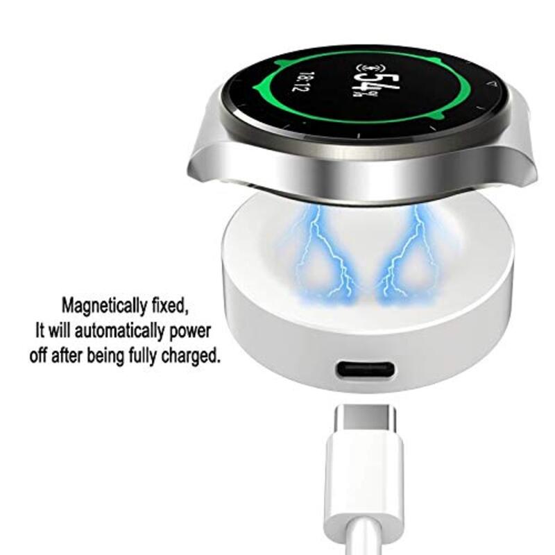 Dado Wireless Charging Dock Portable Stand Power Magnetic Watch Charger for Huawei Watch GT3 PRO/GT3/GT2 Pro, White