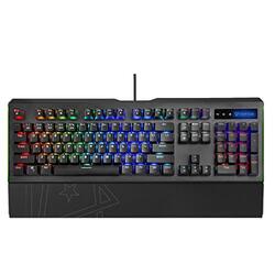 Vertux Orion Ergonomic Wired Gaming Keyboard for PC, Black