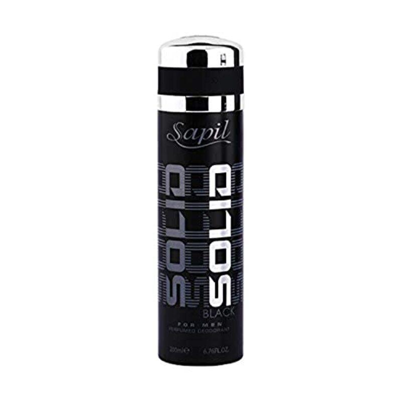 

Sapil Solid Black Mens Deodorant, 200ml