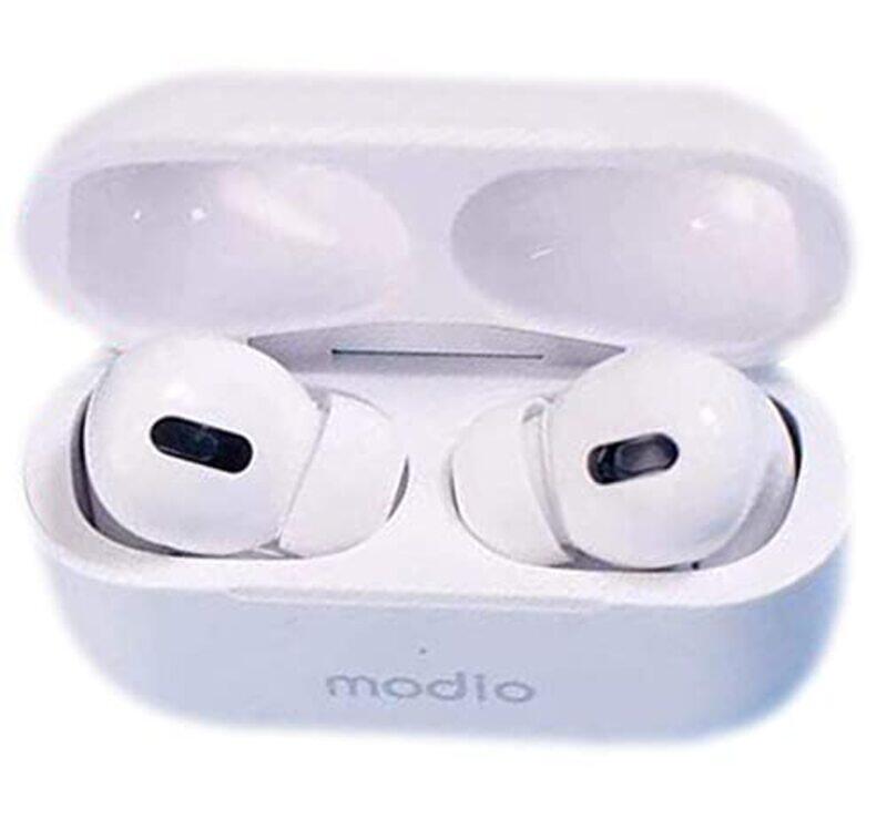 

Modio ME8 Stereo Wireless In-Ear Earbuds, White