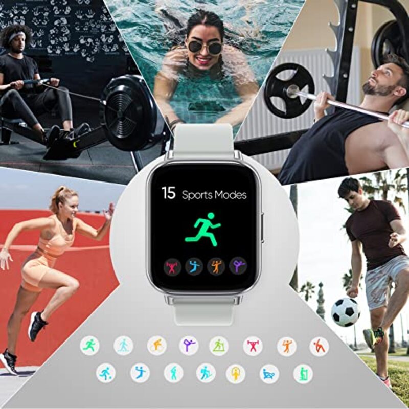 DIZO Fitness Tracker Smart Watch, White