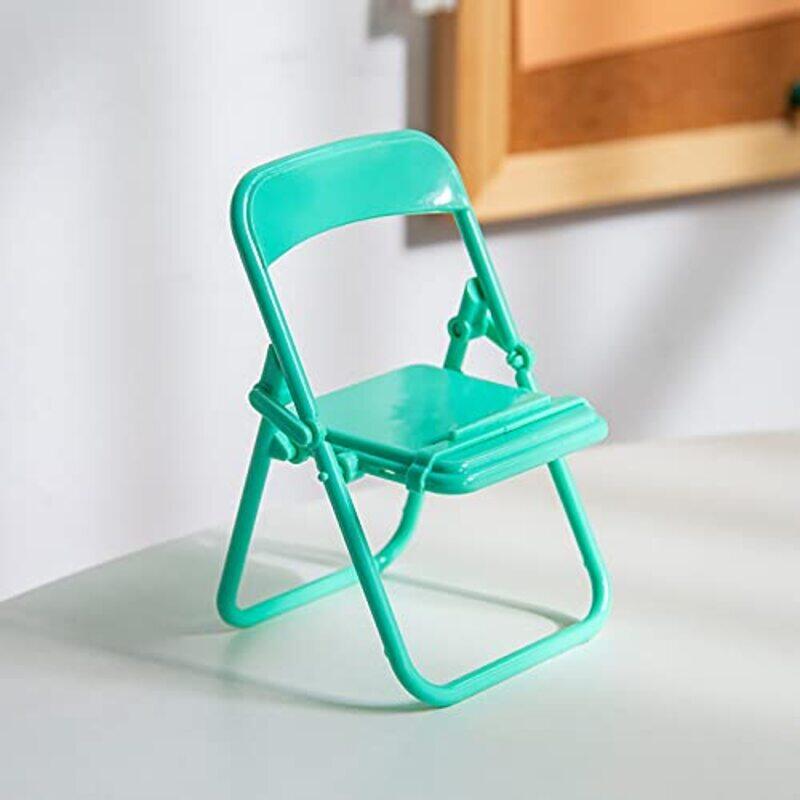 

GserGdK Mini Chair Shape Cell Phone Foldable Mobile Phone Holder, Green