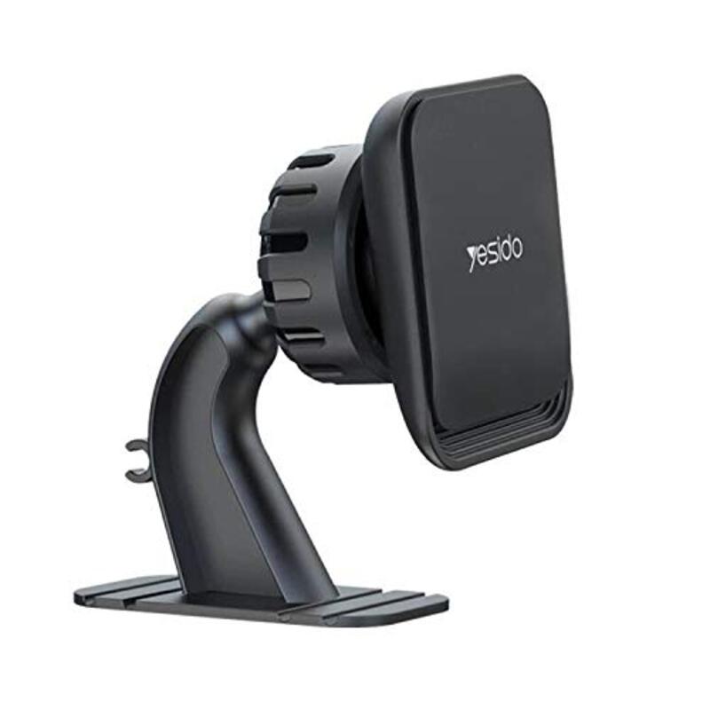 Yesido Choetech Car Mount Holder with Wireless Charger, 10W Fast Charging, C110, Black