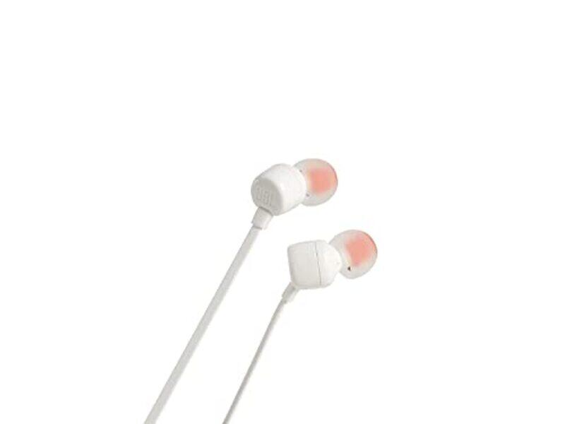 

JBL Tune 110 3.5 mm Jack In-Ear Earphones, White