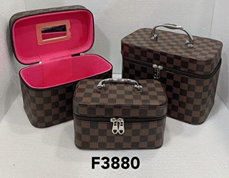 

Generic Makeup Box Set, 3 Pieces, F3880-7, Multicolour