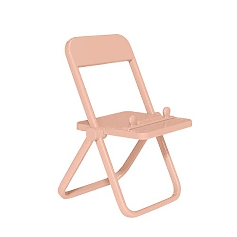 

GserGdK Mini Chair Shape Foldable Cell Phone Stand, Pink